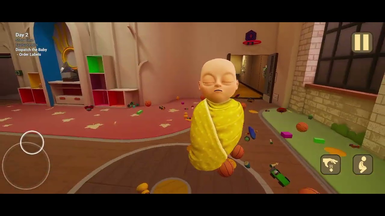 Baby in Yellow Act:4 Childcare Gameplay Part-1 