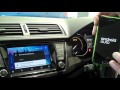 Samsung Android mobile phone paired with SKODA Fabia using SmartLink