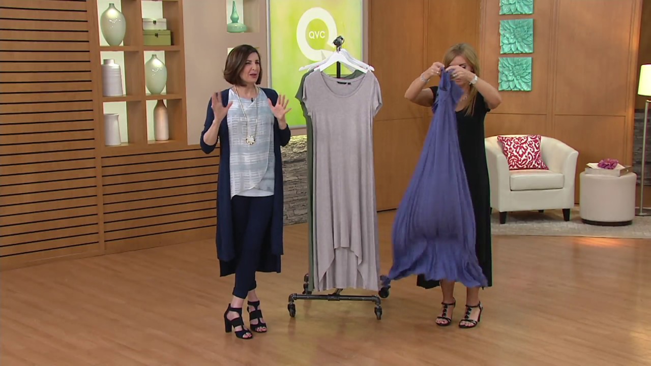 H by Halston HiLow Hem Knit Maxi Dress on QVC YouTube