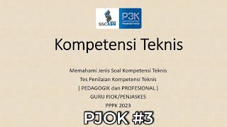 Latihan Soal Kompetensi Teknis PPPK 2023 || PEDAGOGIK & PROFESIONAL Guru PJOK