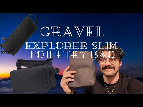 Gravel Explorer Slim Waterproof Toiletry Bag