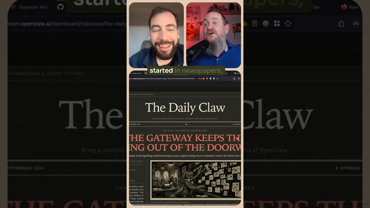 OpenClaw Made Its Own Daily Newspaper 🗞️