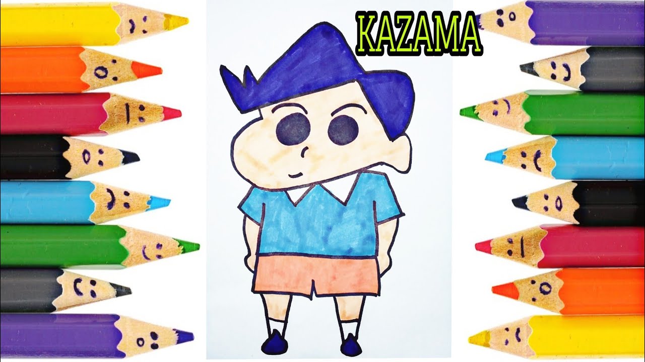 Featured image of post Easy Kazama Easy Shin Chan Drawing : How kids can draw easy shin chan cartoon drawing step by.