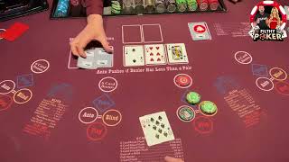 FLUSHY! $800 BETS! ULTIMATE TEXAS HOLDEM!