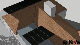 10.2kw Solar system 3D Design and Shadow Analysis UPVOLTAGE SOLUTIONS LLP