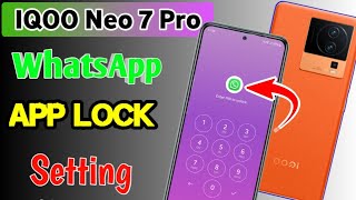 How to WhatsApp lock Iqoo Neo 7 pro/Iqoo Neo 7 pro me WhatsApp per privacy lock kaise lagaye screenshot 4