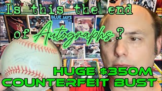 Sports Memorabilia Scandal - Is This The End of Autographs? $350M Counterfeit Bust