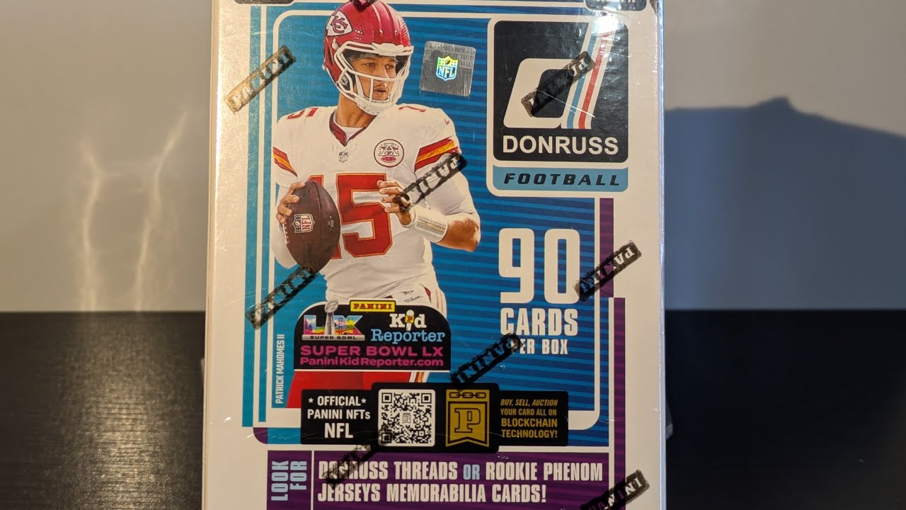 🚨 Auto Pull! 🚨 2025 Donruss Football Blaster Box!