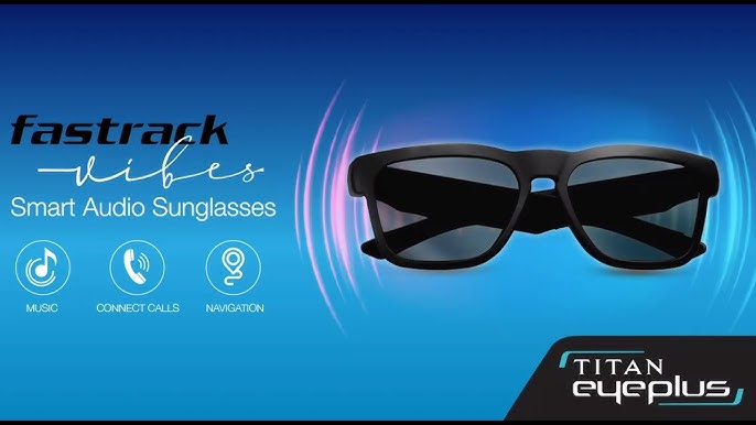 Fastrack Vibes 2.0 smart Audio Sunglasses, SWD004BK3V