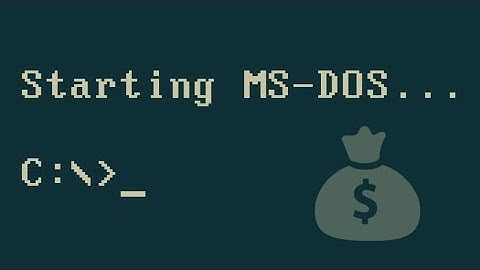 comandos internos y externos del MS-DOS