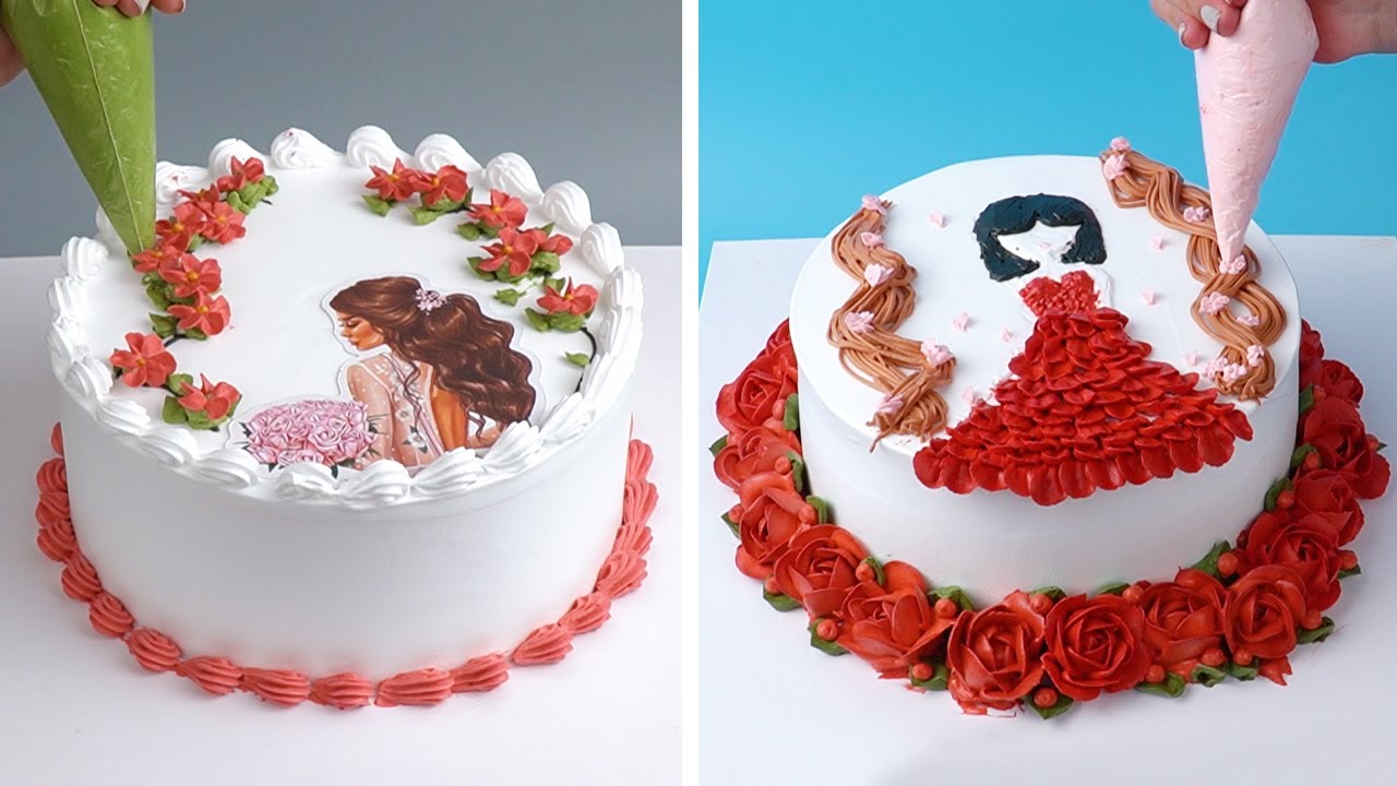 TOP 1 Beautiful Cake Decorating Tutorials For Girls Satisfying Cake
