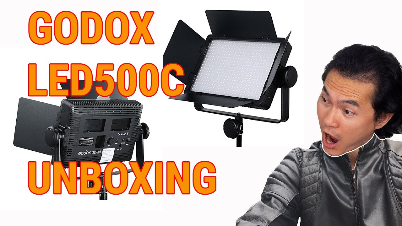 GODOX LED500C BiColour Video Light Unboxing & LightUp! YouTube