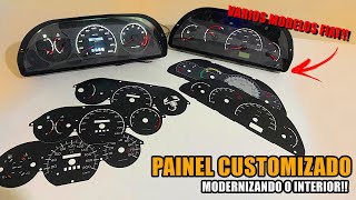 CUSTOMIZED INSTRUMENT PANEL FOR VARIOUS FIAT MODELS - UNIQUE MODERNIZED ACETATE - AMAZING!!!