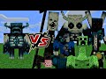 Warden VS Mutant Mobs Minecraft Mob Battle #minecraft #battle