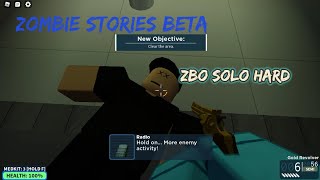 Roblox Zombie Stories Beta Zbo Solo Hard Medic