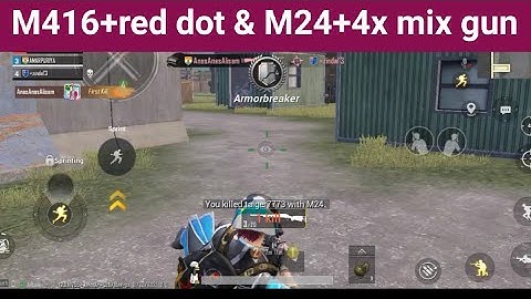 🥰M416+red🥰 dot & M24+4x pubg mobile samsung A3,A5,A6,A7,J2,J5,J7,S5,S6,S7,S9,A10,A20,A30,A50