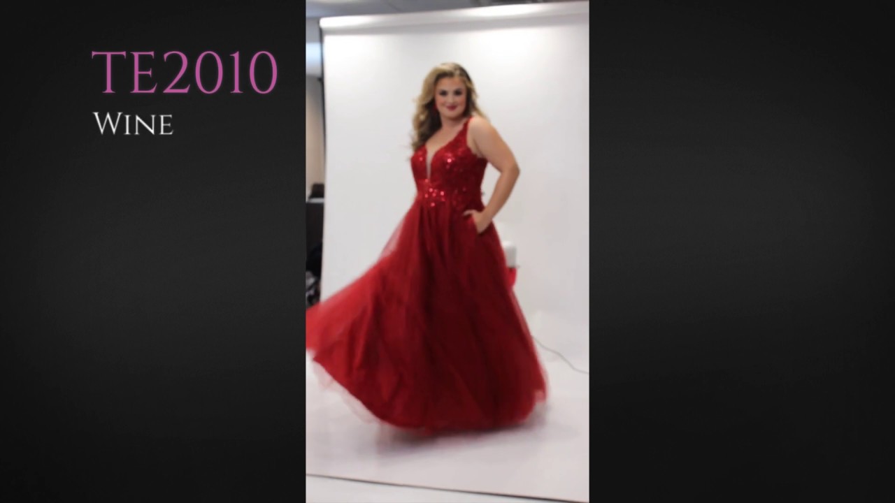 Lace Plus Size Ball Gown TE2010 by Tease Prom
