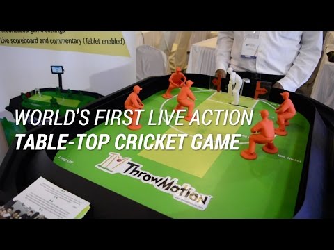 World's First Live Action Table-Top Cricket Game | Digit.in