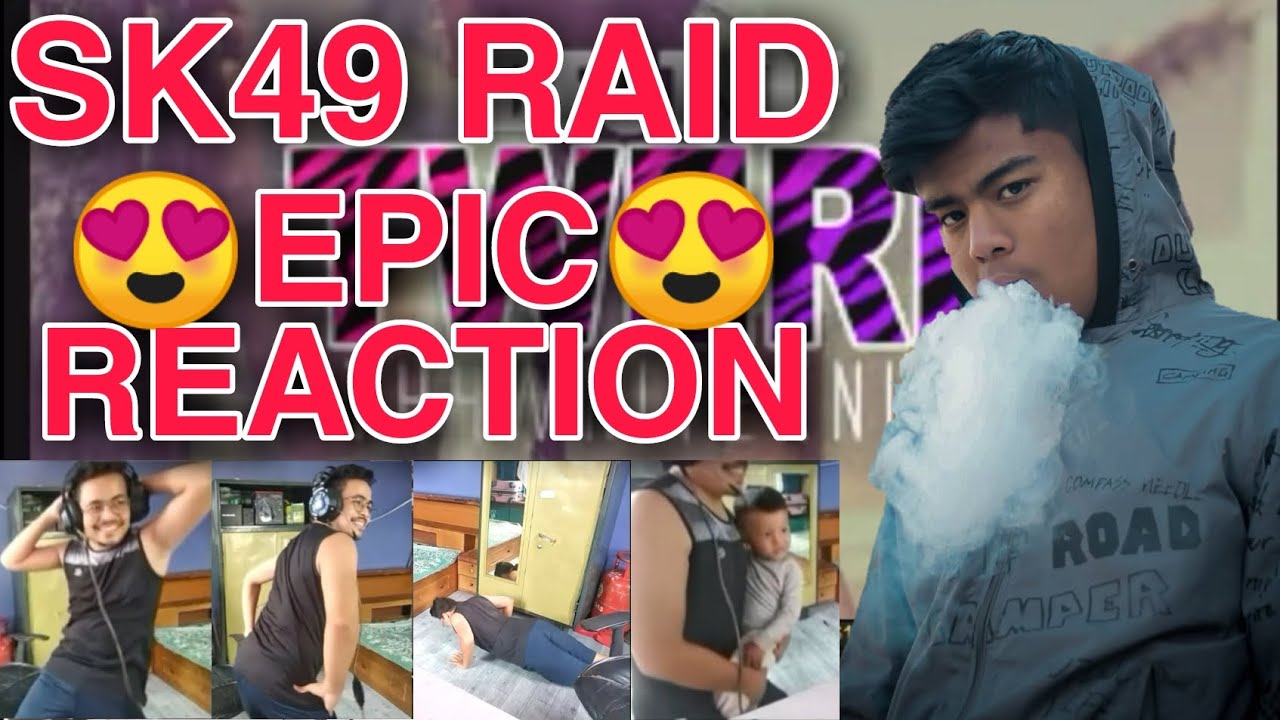 SK49 RAID ROSHANCOBRA || EPIC REACTION FROM STREAMER 😍 || PUBGM NEPAL - GAURABYT ||