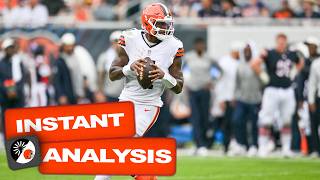 Browns Postgame Report: Browns Crushed by Bears, QB's Both Show Glimpses
