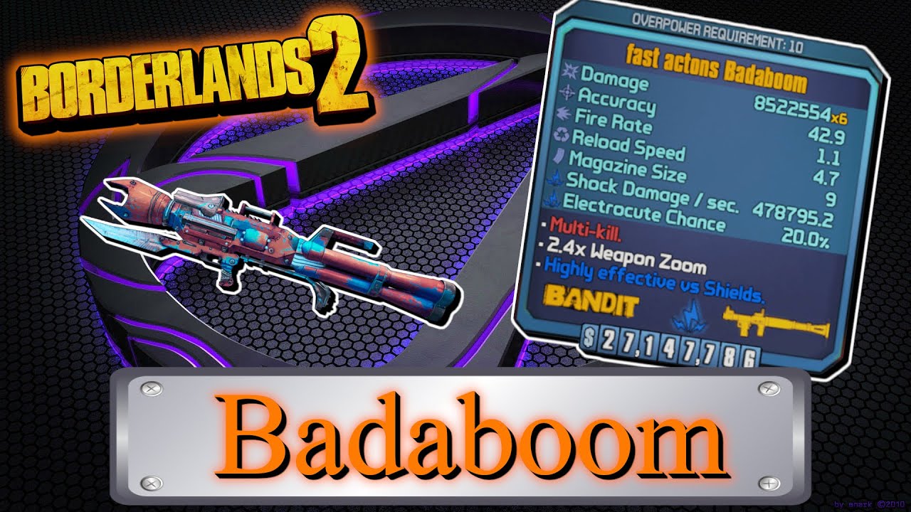 Legendary Item Guide | Badaboom | [Borderlands 2]