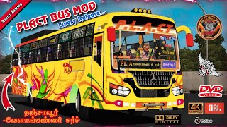 PLACT BUS &MOD LIVERY RELEASE 😍 THANJAVUR TO VELANKANNI & VINAYAGA BUS MOD RELEASE 😍 @asvmjgaming