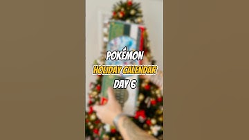 DAY 6 : OPENING POKÉMON 2024 ADVENT CALENDAR ❄️ #pokemon #adventcalendar #opening #asmr #shorts