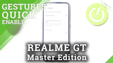 How to Set Gesture Navigation on Realme GT Master Edition?
