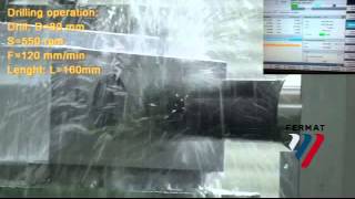 Fermat Floor Type Horizontal Boring Mill Wrf 160 Heavy Cnc - Drilling With Through Spindle Coolant