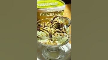 Making a Dubai Chocolate Sundae 🍨 with Trader Joe’s Pistachio Gelato #traderjoes #dubaichocolate