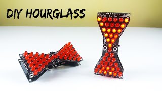 How to assemble a DIY electronic hourglass kit step by step