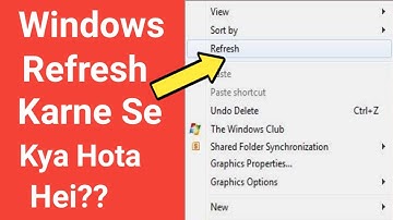What actually Happens When We Refresh Our Desktop? | PC Window Refresh Karne Se Kya Hota Hai