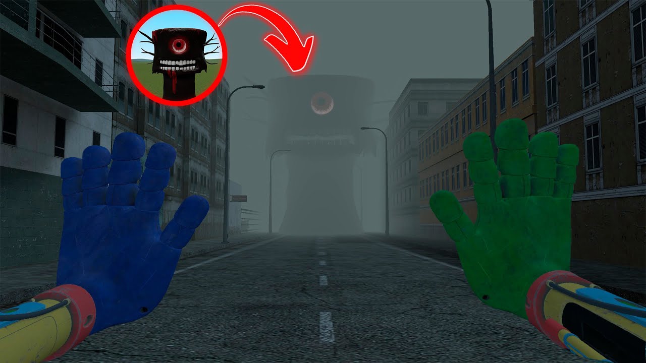 I Found BLACK HORORR TREE 3 HORROR SPRUNKI IN THE STRANGE PLACE IN HARTSEER CITY | Garry's Mod