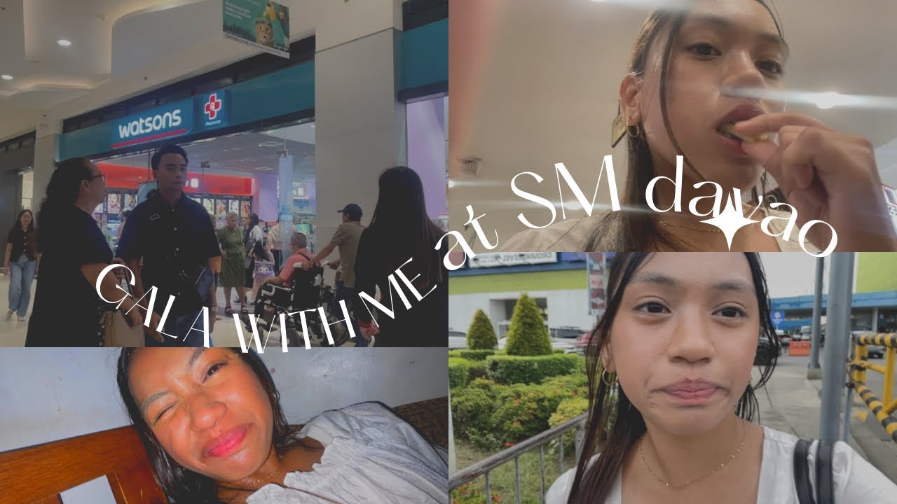 Gala with me at SM Davao City!🇵🇭 | VLOG 002 |