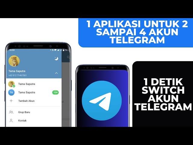CARA Tambahkan Banyak Akun Telegram | Cara Switch Akun di Telegram class=