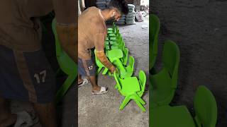 How to make amazing baby plastic chair ￼? #making #production #shortvideo