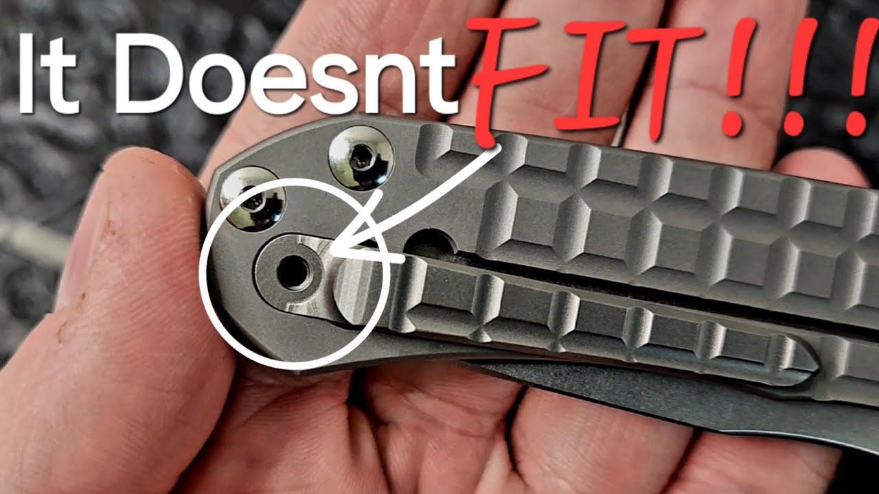 Millit Knives Pocket Clip MEFP Umnumzaan Install Gone Wrong! YouTube