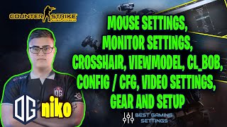 OG niko CSGO Settings, Monitor Settings, Crosshair, Viewmodel, Gear and Settings 2021 OG niko CSGO Settings, Monitor Settings, Crosshair, Viewmodel, Gear and Settings 2021