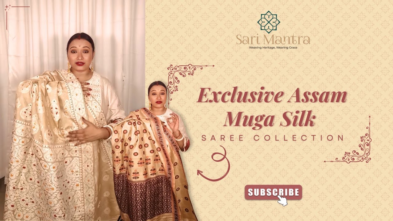 The Golden Silk of India | Assam Muga Silk Saree Collection | Pure Original Handloom Sarees