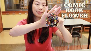 Comic Book Flower