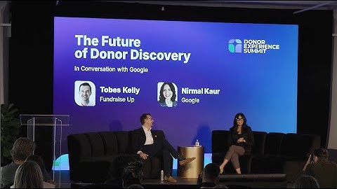 The future of donor discovery | Donor Experience Summit 2025