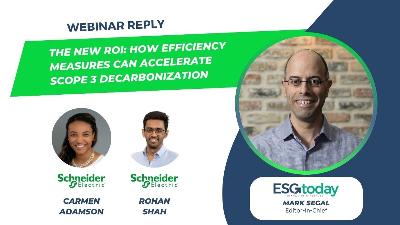 The New ROI: How Efficiency Measures Can Accelerate Scope 3 ...