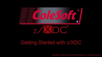 C01 - Getting Started with c/XDC