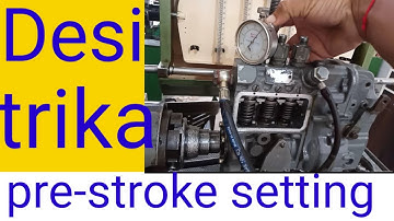 How to pre-stroke setting in inline pump# pre-stroke measurement tool# @madinadiesellab
