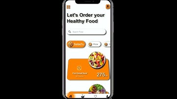 Food delivery app UI design Adobe XD