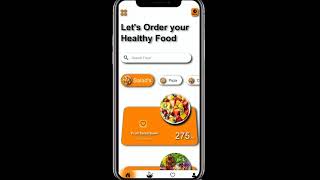 Food delivery app UI design Adobe XD