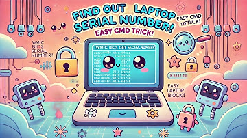 Find Your Laptop’s Serial Number Using CMD – No Software Needed! 💻