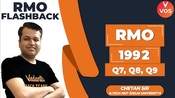 RMO 1992 ( Q7, Q8 and Q9 ) L-12 | RMO Flashback | Maths Olympiad | Vedantu Olympiad School