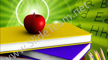 I Love School Education PowerPoint Templates ppt Themes 1012 Slides Backgrounds