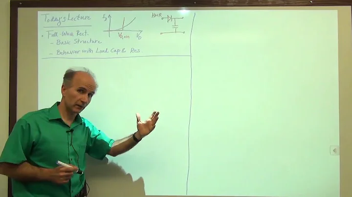 Razavi Electronics 1, Lec 11, Full-Wave Rectifier